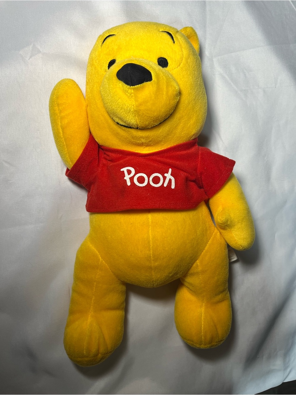 Sega Disney Winnie the‎ Pooh Plush Red Shirt Prize Redemption Rare Bear Toy